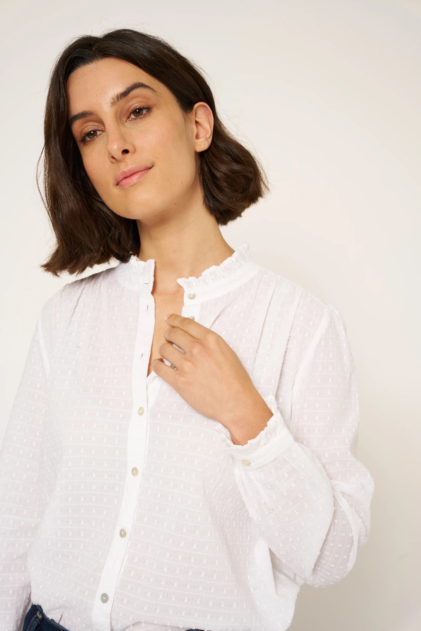 CHEMISE FLANY - BLANC