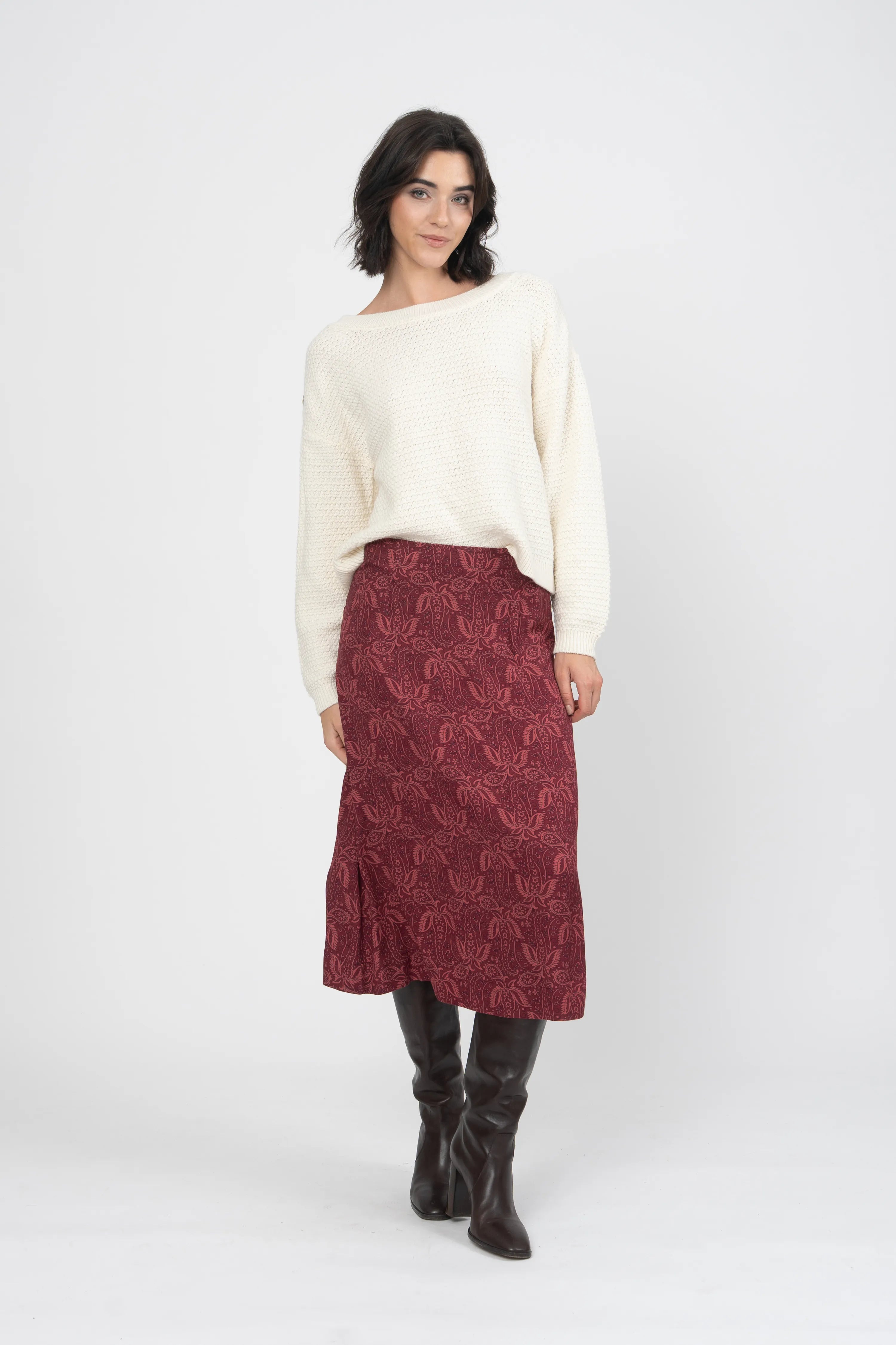 JUPE ESTELLE - PRINT PAISLEY