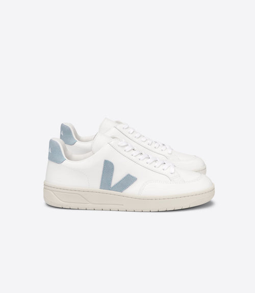 BASKETS VEJA V12  - EXTRA WHITE STEEL