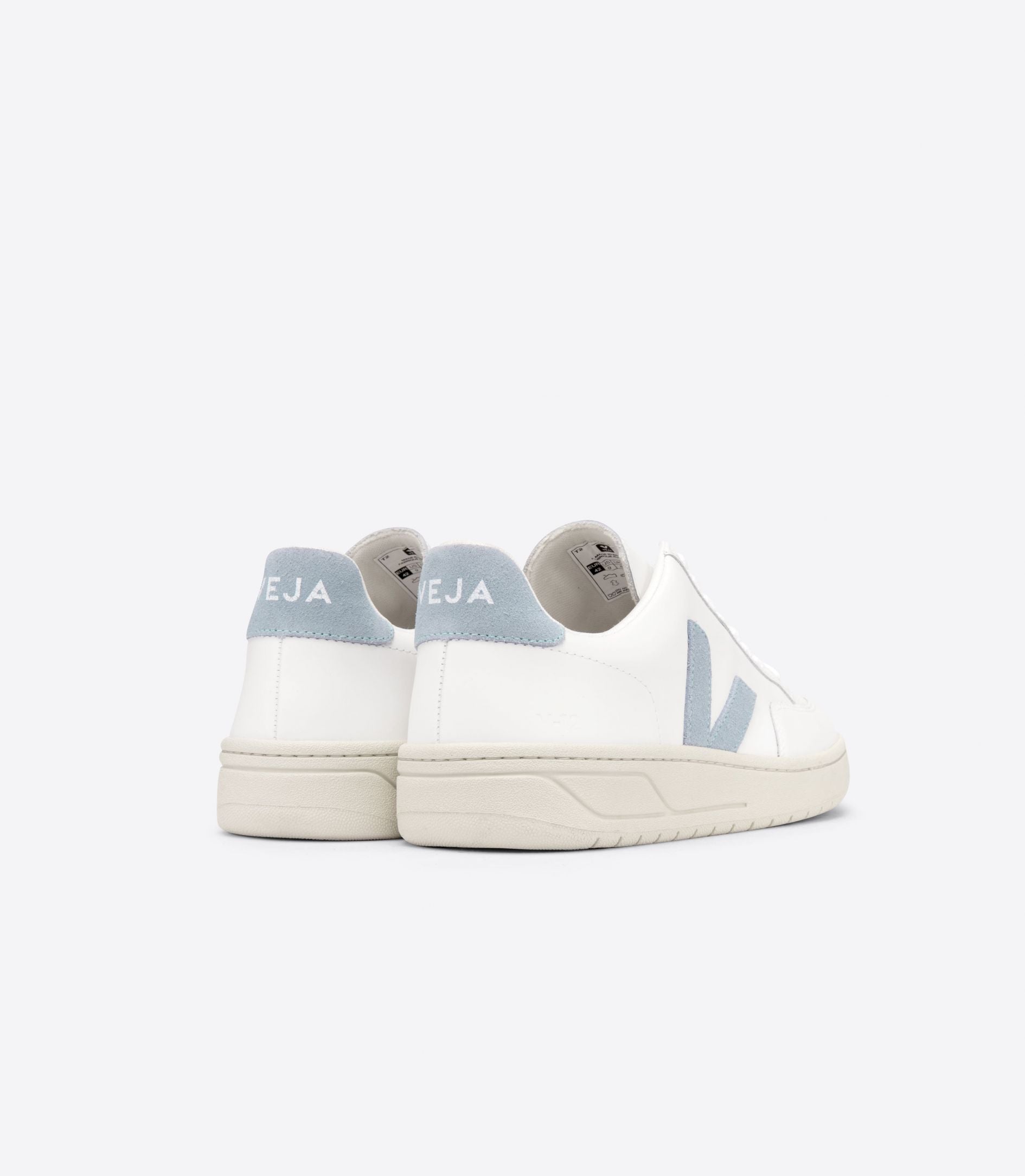BASKETS VEJA V12  - EXTRA WHITE STEEL