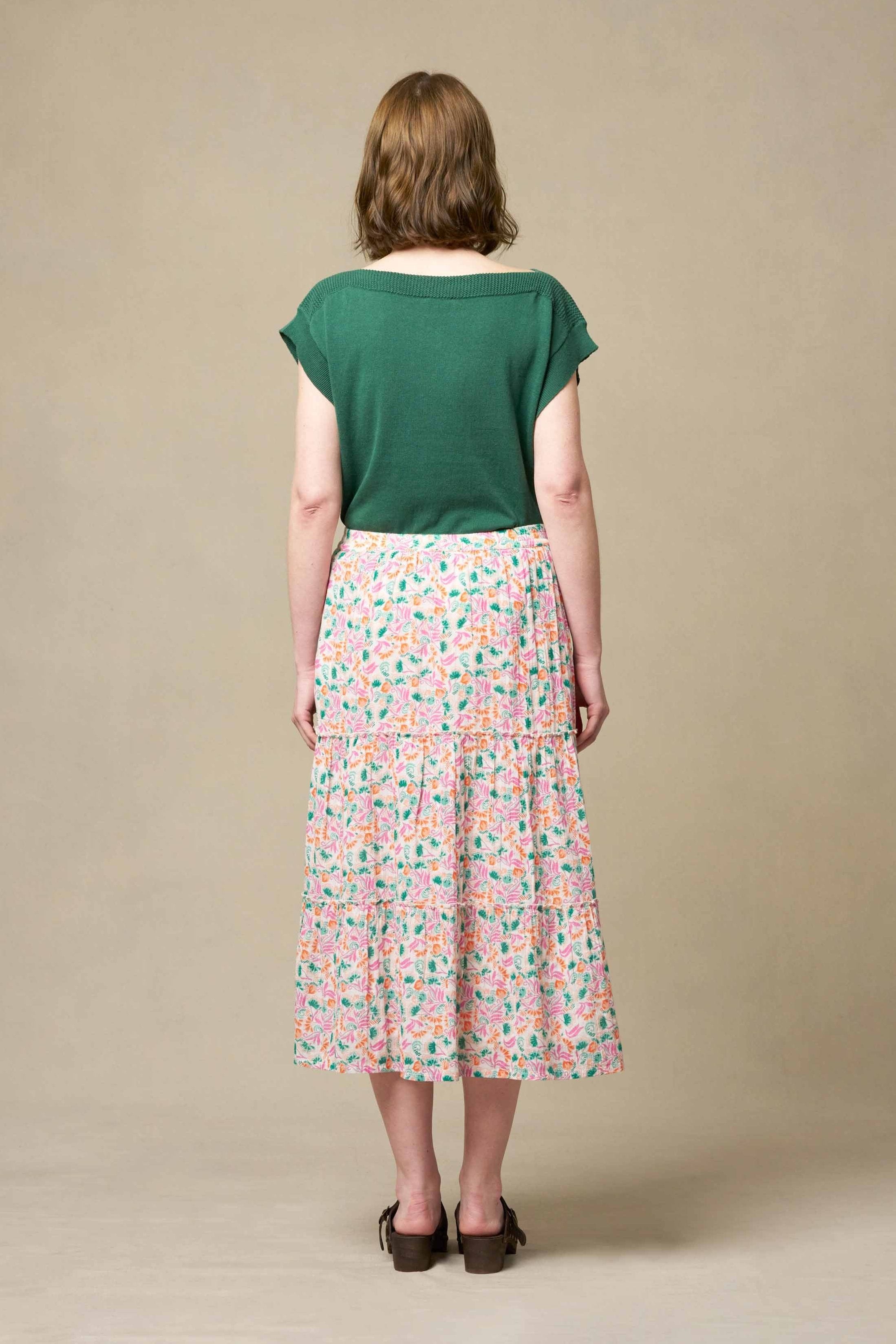JUPE PENCIL - PRINT BALI