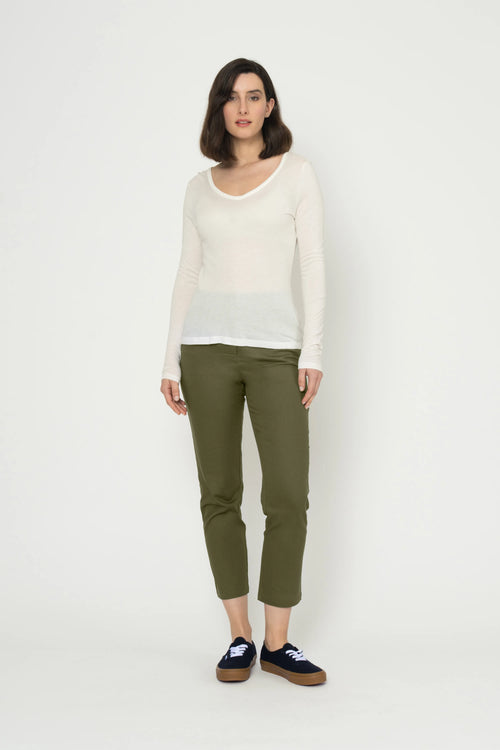 PANTALON ELANOR - OSEILLE