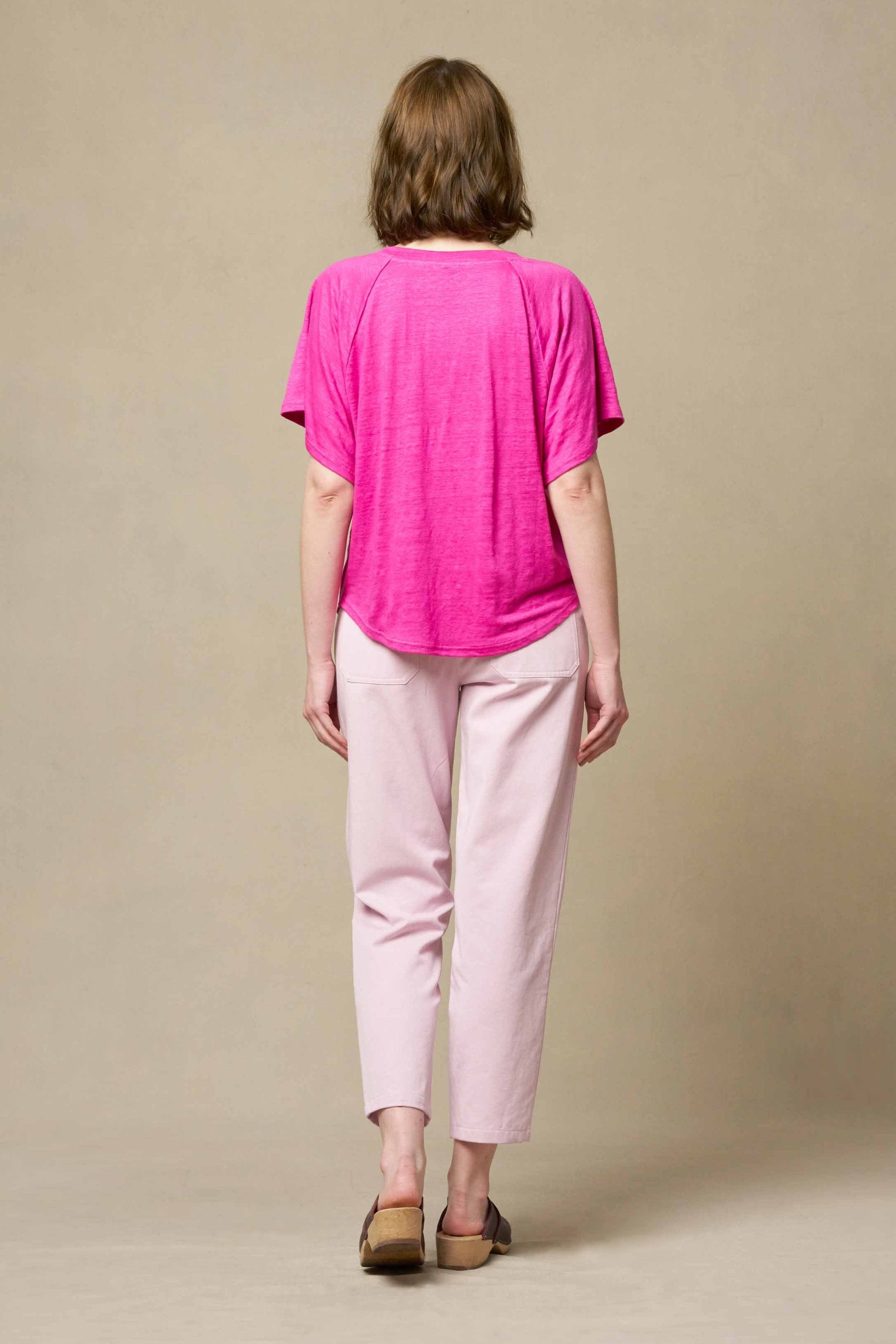 TEE-SHIRT TALOU - FUSCHIA