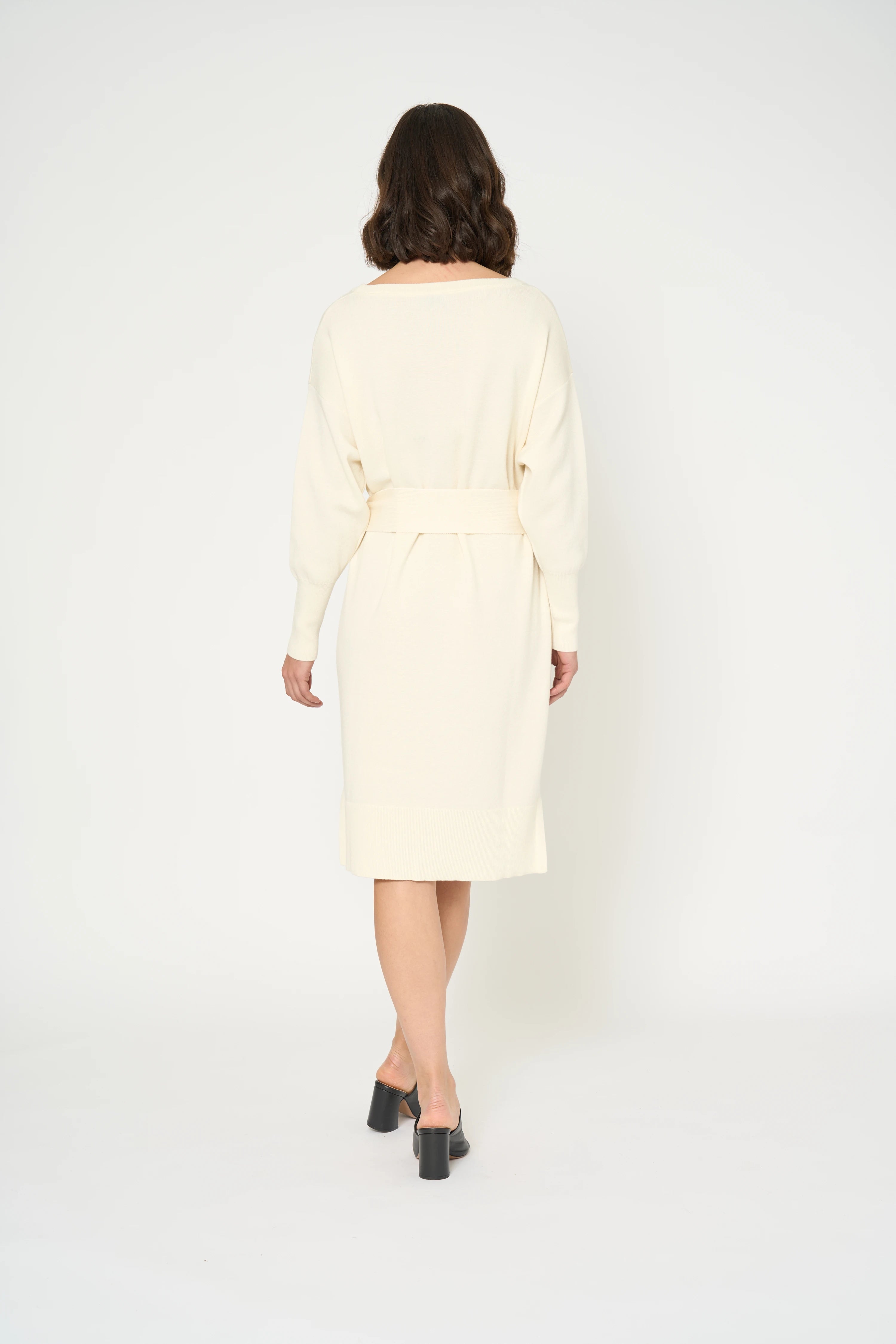 ROBE MIKADO - ECRU