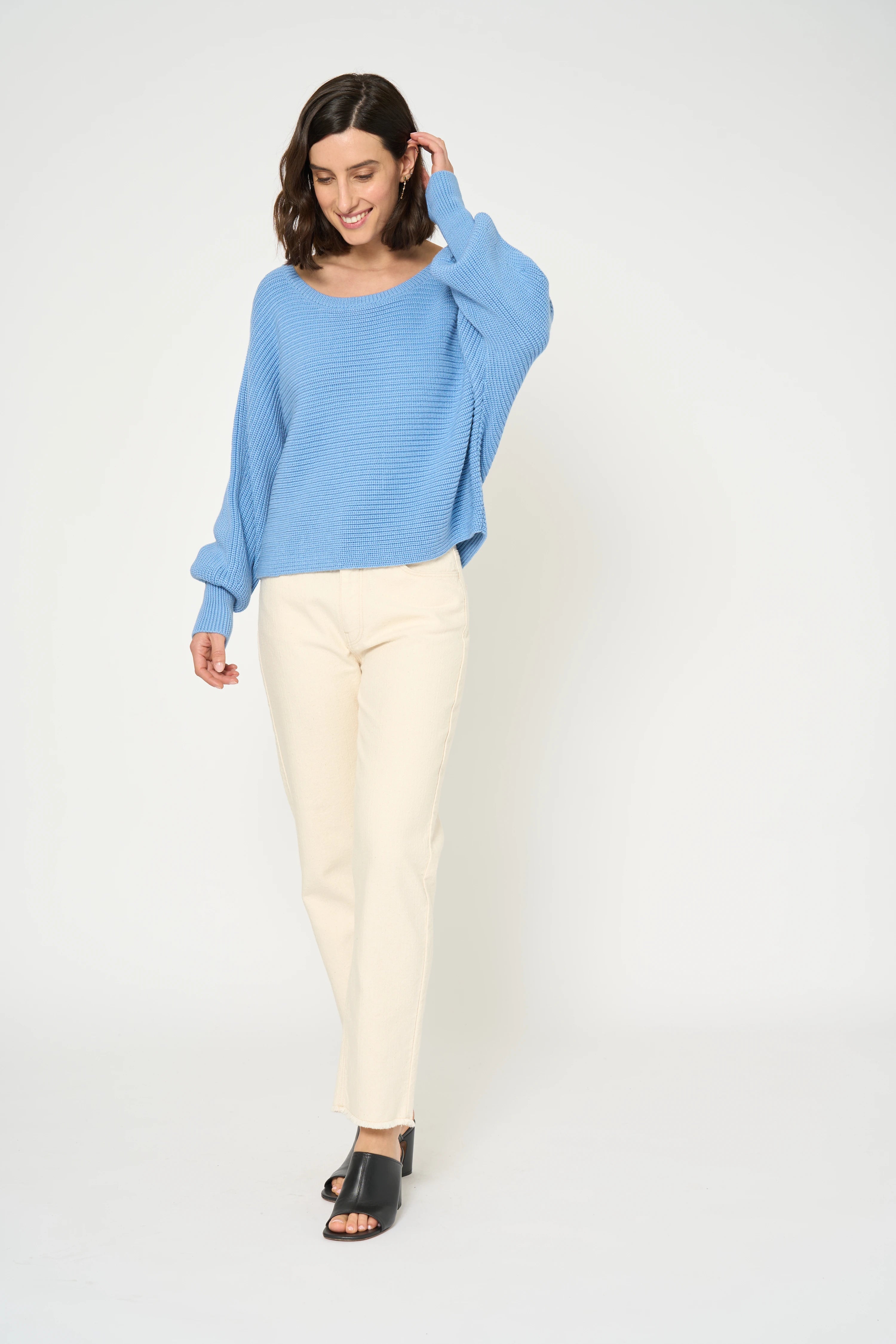 PULL MELISSA - OXFORD BLUE