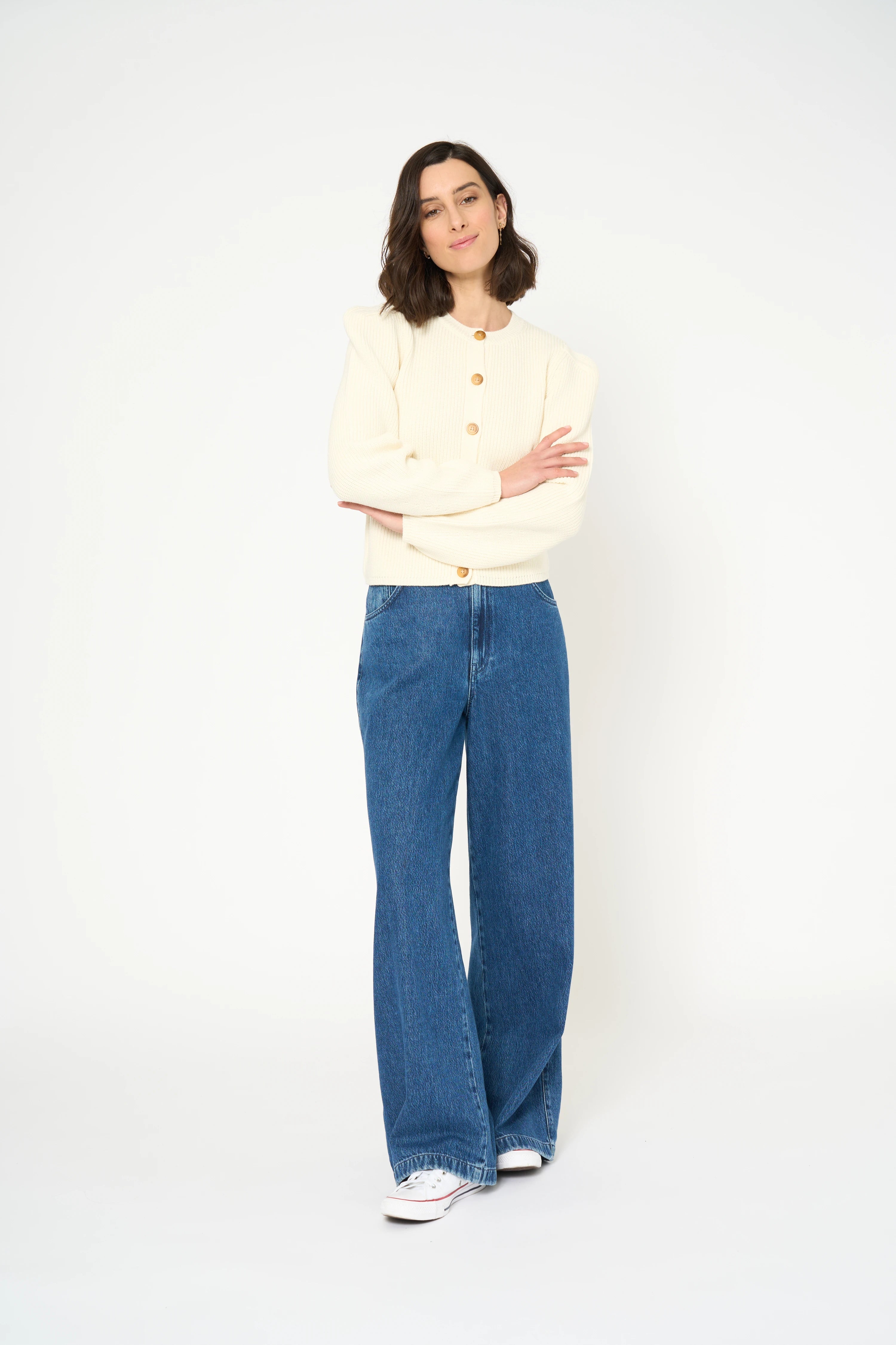 GILET MARINETTE - ECRU