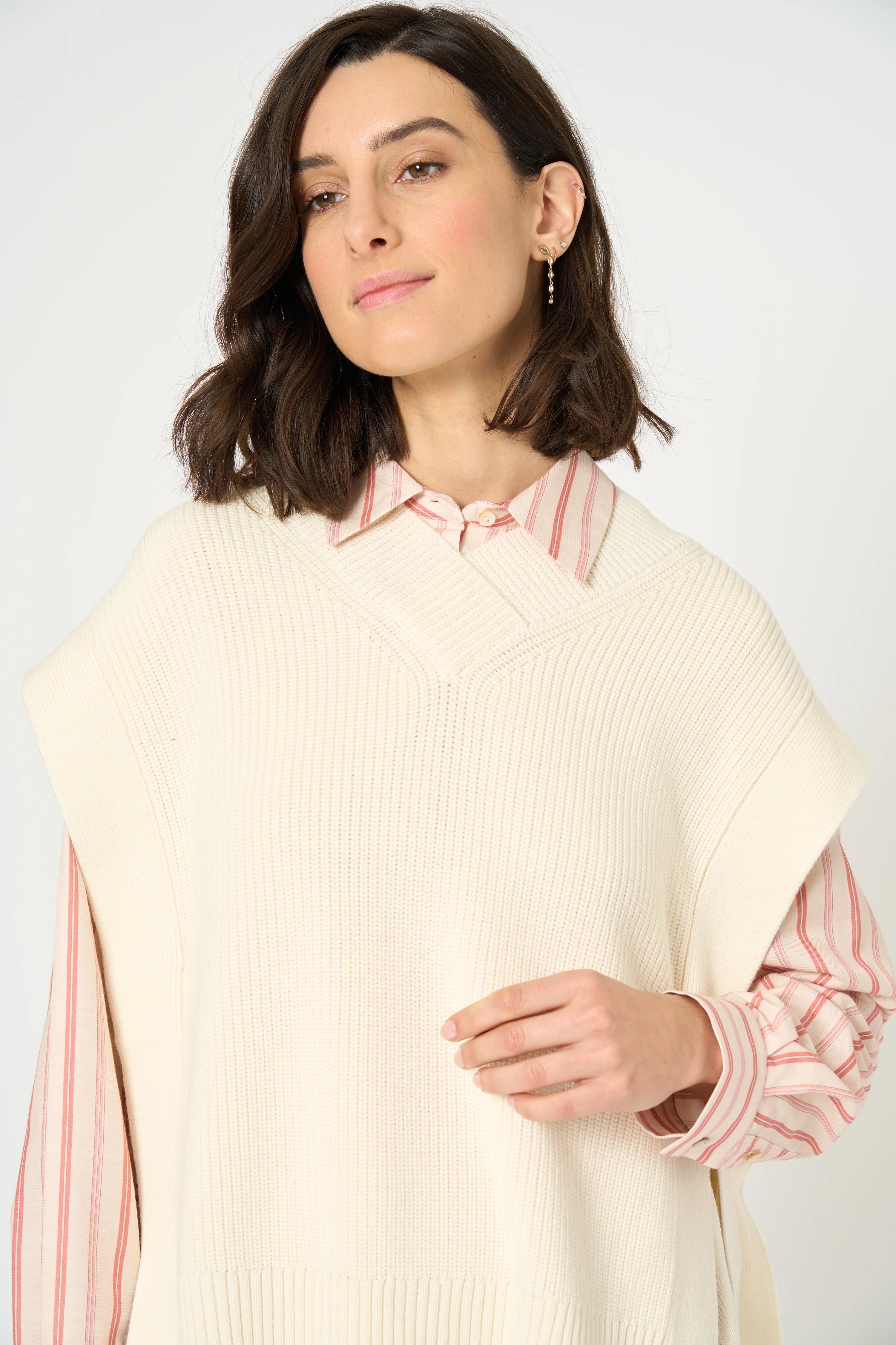 PLASTRON MEDELIN - ECRU