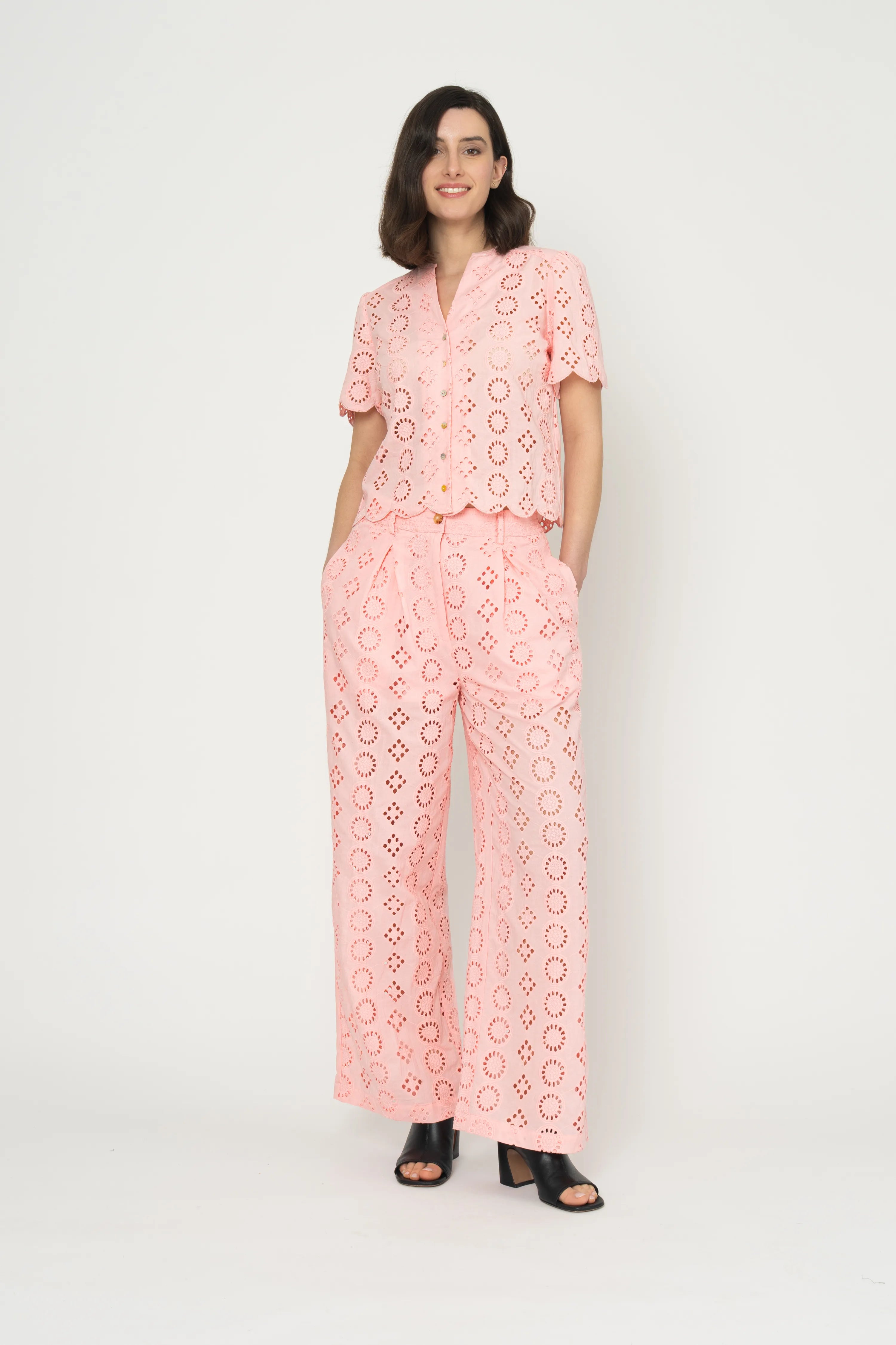 CHEMISE BANJO - ROSE TENDRE