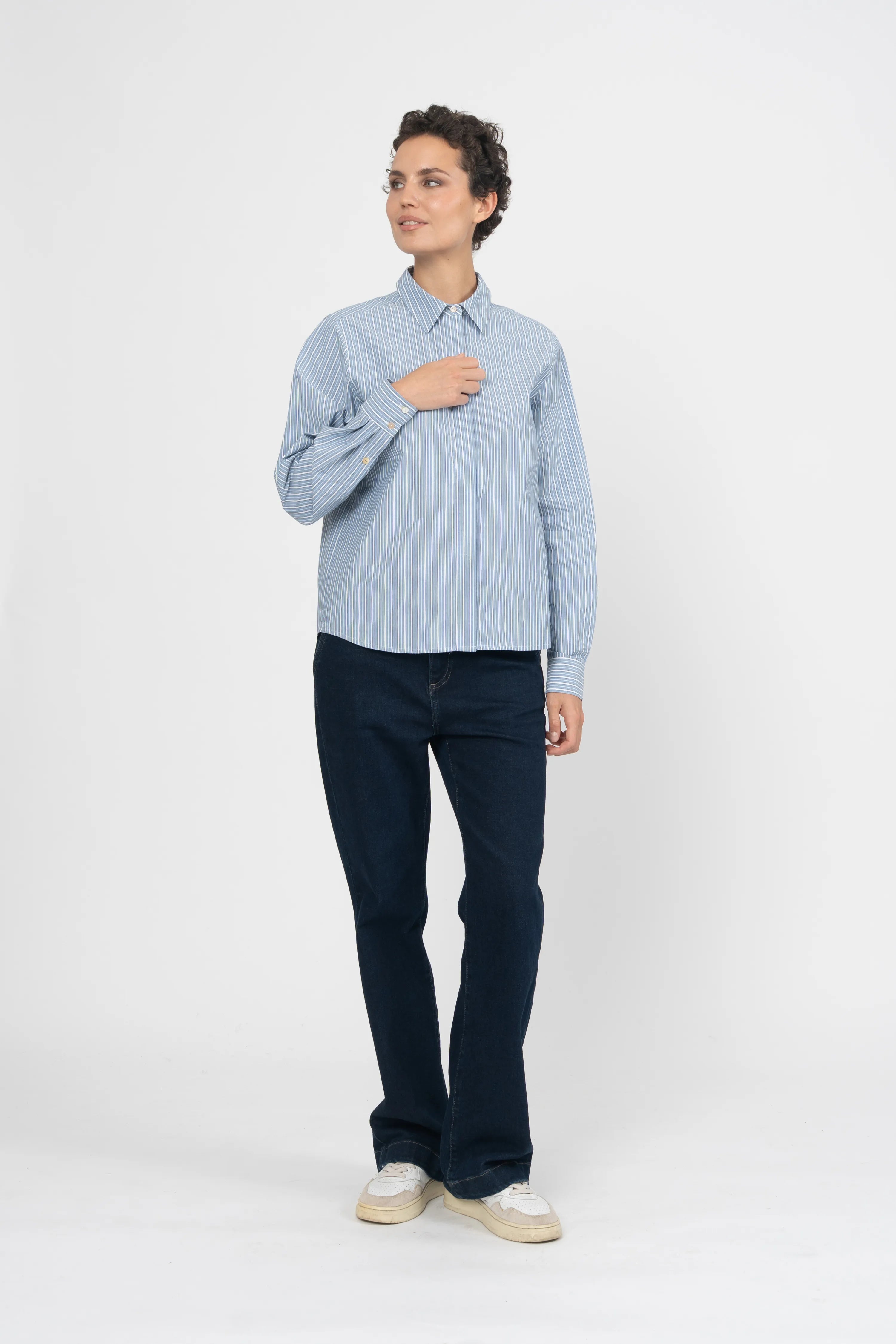 CHEMISE POLINA - BLUE STRIPES