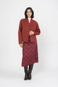 MANTEAU FLORIANE - BRIQUE