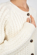 GILET MERINE - ECRU