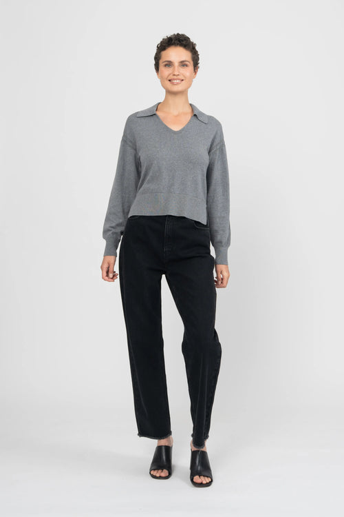 PULL MONTONI - GRIS CHINE
